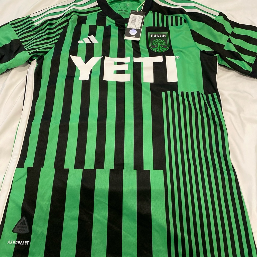 adidas Green and Black Soccer Jersey